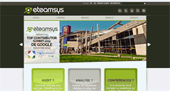 Desktop Screenshot of eteamsys.lu