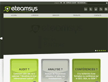 Tablet Screenshot of eteamsys.lu